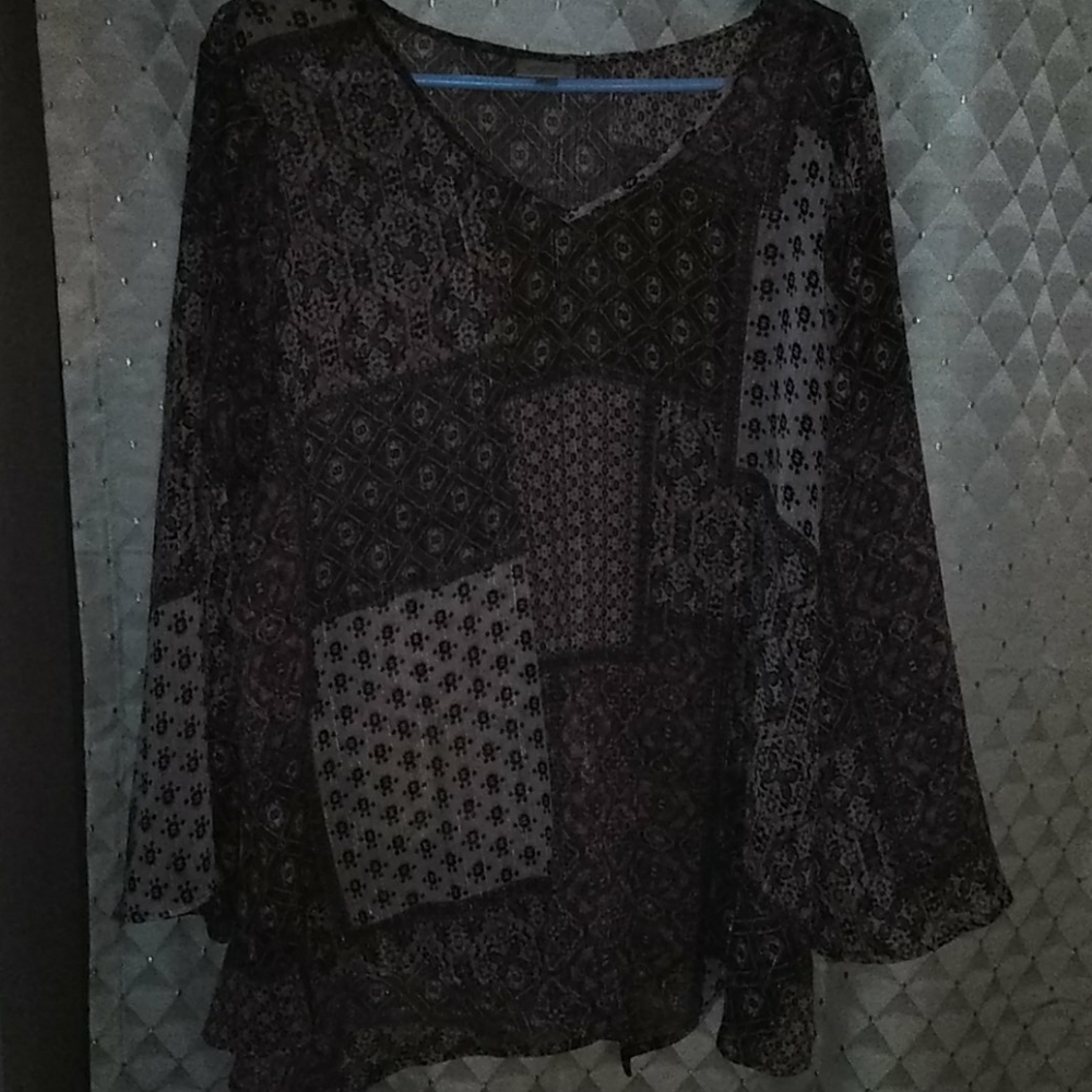 Sheer blouse